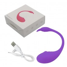 Смарт-віброяйце Flamingo з управлінням по Bluetooth та APP Фіолетове We Love