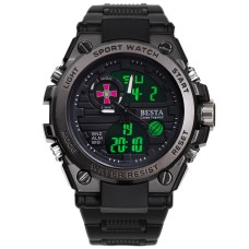 Наручний годинник чоловічий BESTA Tattoo ЗСУ Чорний (2978)