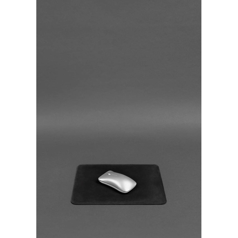 Килимок для мишки з натуральної шкіри 1.0 чорний Crazy Horse BlankNote