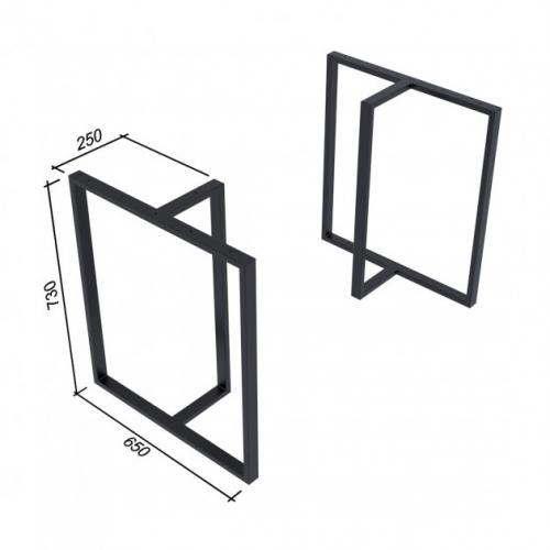 Стіл обідній GoodsMetall в стилі Лофт 1400х750х800мм Інді Стіл обідній GoodsMetall в стилі Лофт 1400х750х800мм Інді