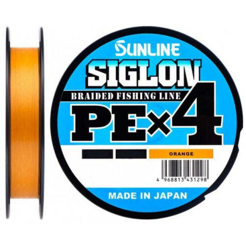 Шнур Sunline Siglon PE х4 Помаранчевий 300м 0.296мм 22кг/50lb (1658-09-59) Шнур Sunline Siglon PE х4 Помаранчевий 300м 0.296мм 22кг/50lb (1658-09-59)