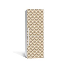 Наклейка на холодильник Zatarga «Королівський ромб» 650х2000 мм вінілова 3Д наклейка декор на кухню