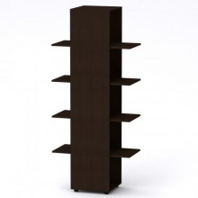 Шафа офісна Компаніт МГ-8 тумба-3 Компаніт Венге темний (80х40х181 см)