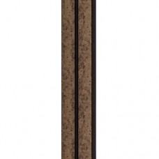 Декоративна стінова рейка Sticker Wall PS Темно-коричневий 2900x120x12 мм (SW-00001754)