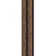 Декоративна стінова рейка Sticker Wall PS Темно-коричневий 2900x120x12 мм (SW-00001754)
