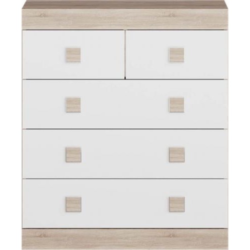 Комод для речей Соната 3 Сонома + білий (Son-1) Комод для речей Соната 3 Сонома + білий (Son-1)