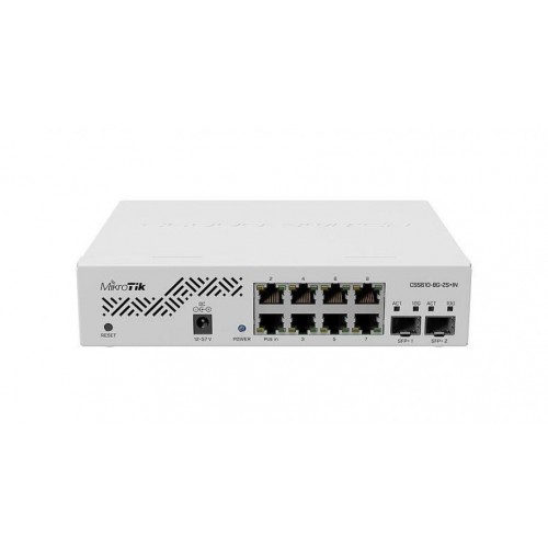 Комутатор MikroTik CSS610-8G-2S+IN (8x1G, 2xSFP+, SwOS) в інтернет супермаркеті PbayMarket!