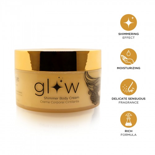 Крем-шимер для тіла Orgie – Glow Shimmering Body Cream (250 мл), чуттєвий аромат, зволоження