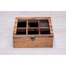 Скринька з подушечками для годинників ecoWalnut 8.2х20.8х18 см