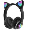 Навушники Bluetooth MDR CAT ear CAT ear VZV-23M 7805 з підсвічуванням Black в інтернет супермаркеті PbayMarket!