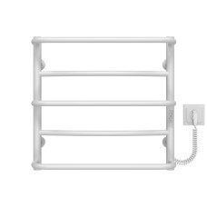 Рушникосушарка електрична Аквамікс П5 500х500 Deffi Білий WD03 (C.AM.50.50.5.E.W.R.3)