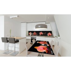 Наклейка вінілова на стіл Zatarga «Орхідеї та Свічки» 650х1200 мм Z180559/1st