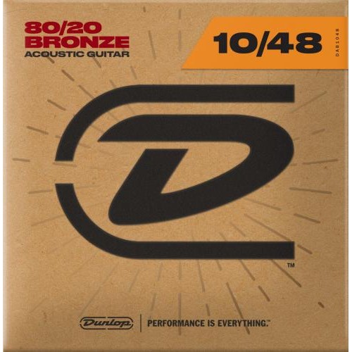 Струни для акустичної гітари Dunlop DAB1048 Acoustic Bronze 80/20 Extra Light Guitar Strings 10/48 Струни для акустичної гітари Dunlop DAB1048 Acoustic Bronze 80/20 Extra Light Guitar Strings 10/48