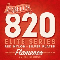 Струни для класичної гітари La Bella 820 Elite Flamenco Red Nylon Silver Plated Струни для класичної гітари La Bella 820 Elite Flamenco Red Nylon Silver Plated
