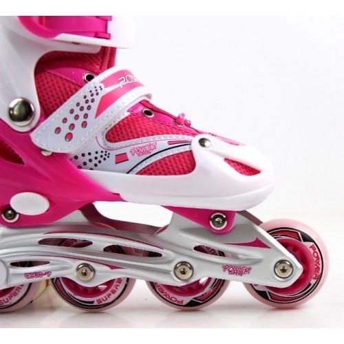 Роликові ковзани Superpower 38-42 Pink (1609460028-L) Роликові ковзани Superpower 38-42 Pink (1609460028-L)