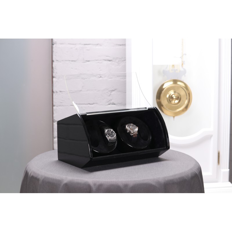 Шкатулка Salvadore для підзаводу 4 годинників MW/722/B Чорний