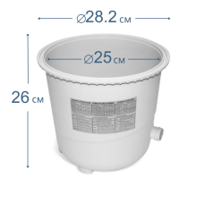 Резервуар для піску (колба) Intex 12711, 12 кг піску