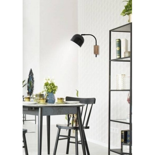 Бра Candellux Rupi 27x22 см Чорно-коричневий (21-76687) Бра Candellux Rupi 27x22 см Чорно-коричневий (21-76687)