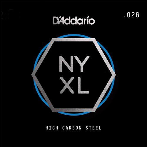 Струна D'Addario NYS026 High Carbon Steel Single String .026 Струна D'Addario NYS026 High Carbon Steel Single String .026