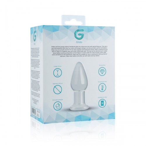 Скляна анальна пробка Gildo Glass Buttplug No. 24 в інтернет супермаркеті PbayMarket!