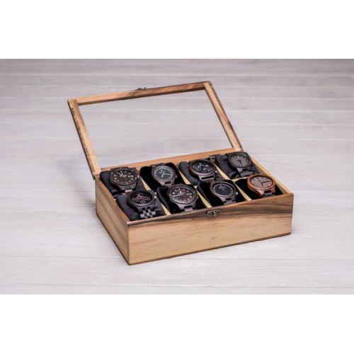 Скринька коробка органайзер з дерева з подушечками ecoWalnut 8.2х27.5х18 см Скринька коробка органайзер з дерева з подушечками ecoWalnut 8.2х27.5х18 см