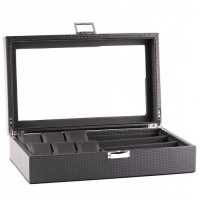 Шкатулка для зберігання годинників Craft 6W.3SGL.BL Чорний Шкатулка для зберігання годинників Craft 6W.3SGL.BL Чорний