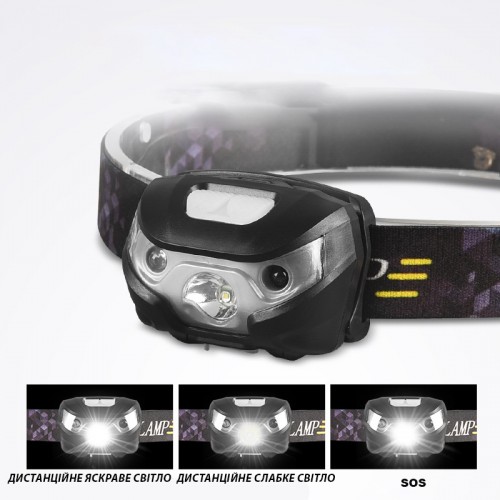 Налобний ліхтар Solve LED 120 Лм акумулятор з USB KT6008001 Налобний ліхтар Solve LED 120 Лм акумулятор з USB KT6008001