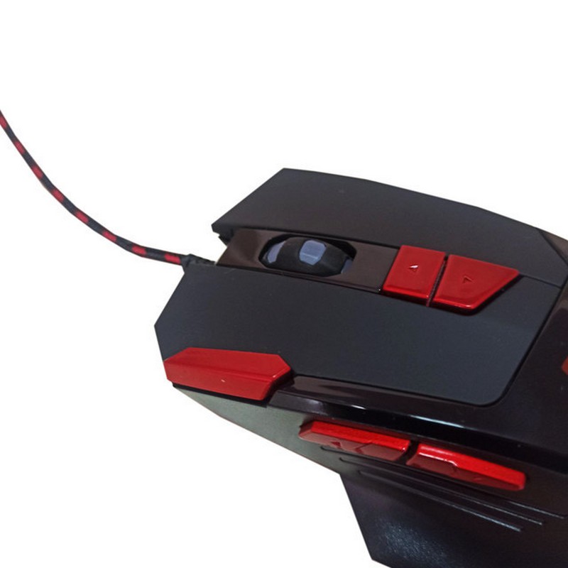 Ігрова провідна миша Jedel GM 625 для ПК та ноутбука DPI 800-2400 USB 7 кнопок Чорний