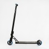 Самокат трюковий пеги алюмінієвий диск та дека колеса Best Scooter Reactor HIC-система PU Black and blue (112770)