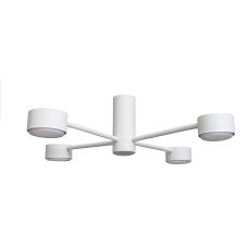 Люстра стельова MSK Electric Copter на чотири круглих плафони під лампи GX53 NL 8041-4 WH Білий (618762)