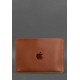 Шкіряний чохол для MacBook 14 дюйм Світло-коричневий Crazy Horse BlankNote