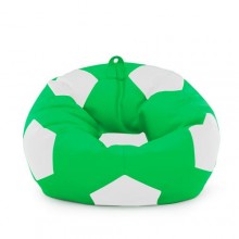 Крісло мішок М'яч Оксфорд 100см Студія Комфорту Розмір Стандарт Салатовий + Білий