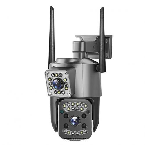IP камера відеоспостереження RIAS SC03-4G Wi-Fi 2 об'єктива 4MP+4MP вулична з віддаленим доступом IP камера відеоспостереження RIAS SC03-4G Wi-Fi 2 об'єктива 4MP+4MP вулична з віддаленим доступом