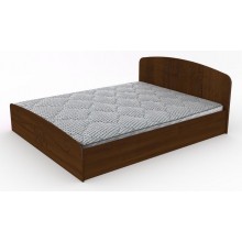 Двоспальне ліжко Компаніт Ніжність-160 МДФ горіх екко