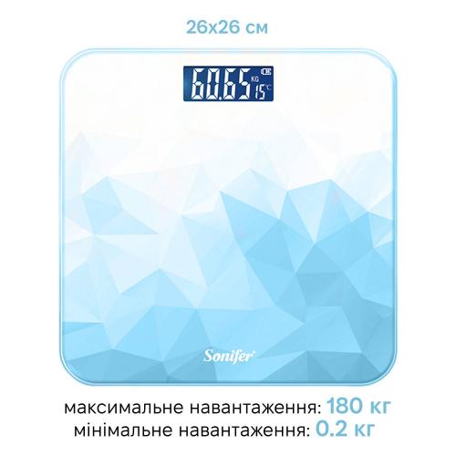 Ваги підлогові Sonifer SF-1909 Blue Ваги підлогові Sonifer SF-1909 Blue