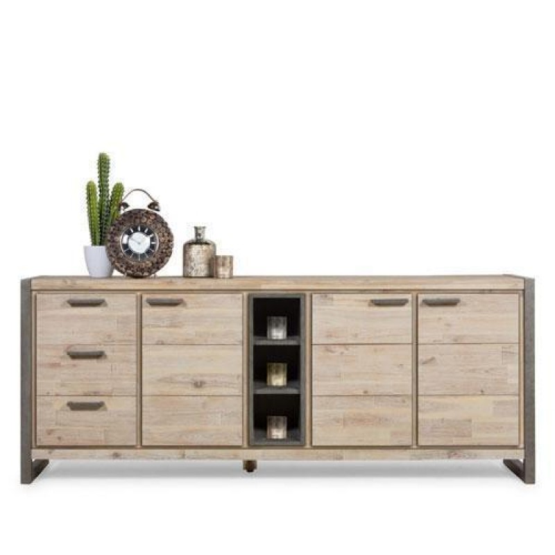 Комод Loft NS-256 880x900x500 мм Сірий