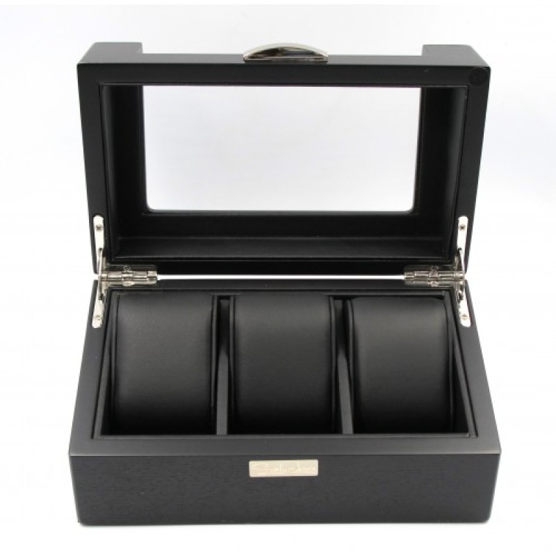 Скринька для зберігання годинників Salvadore WB/2375/3.BL.PU Чорний