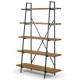 Стелаж для зберігання в стилі Loft Чорний NS-1810 1810x1170x400 мм