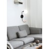 Бра Candellux Ponio 21x35 см Чорно-бежевий (21-76878)