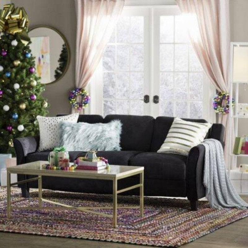 Кавовий журнальний столик у стилі Loft NS-574 530x1100x450 мм Золотой