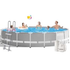 Каркасний басейн Intex 26732 549 x 122 см (5 678 л/год, драбина, підстилка, тент)