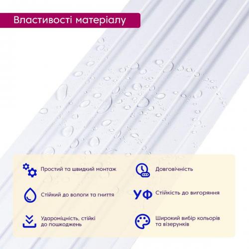 Декоративна рейка WPC стінова перламутр 3000*150*9мм (D) SW-00001866 Sticker Wall Декоративна рейка WPC стінова перламутр 3000*150*9мм (D) SW-00001866 Sticker Wall