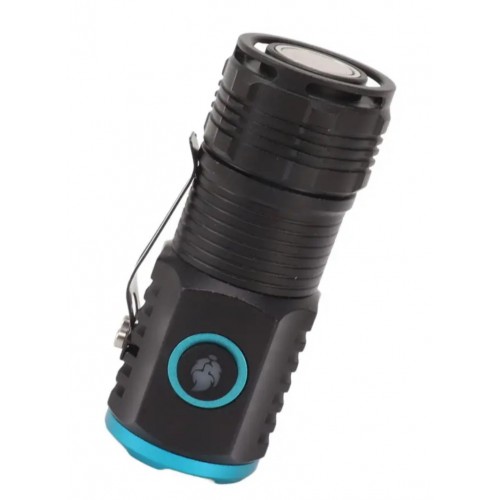 Ліхтар ручний акумуляторний з прищіпкою Rablex RB902 Li-ion 18350 Zoom ЗУ Type-C 2000 Lumens