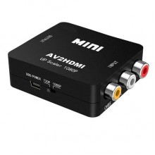 Конвертер відеосигналу Felkin AV2HDMI AV to HDMI відео + аудіо Full HD 1080P Чорний (100123)