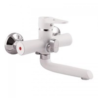 Змішувач для ванни ZERIX PUD3 045 білий (ZX2909) Змішувач для ванни ZERIX PUD3 045 білий (ZX2909)