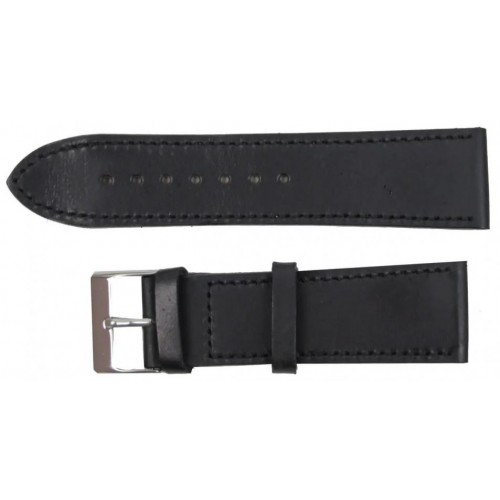 Ремінець для годинника зі шкіри Mykhail Ikhtyar 24 мм Чорний (S609-24S black) Ремінець для годинника зі шкіри Mykhail Ikhtyar 24 мм Чорний (S609-24S black)