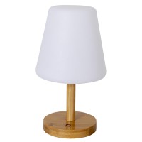 Ліхтар кемпінговий Bo-Camp Cambridge Rechargeable 200 Lumen Bamboo Біло-коричневий (5818792)
