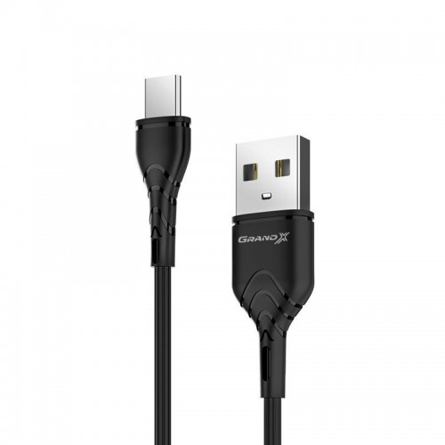 Кабель Grand-X USB-USB Тип C, Cu, 3A, 1м, Fast Сharge, Black (PC-03B) в інтернет супермаркеті PbayMarket!