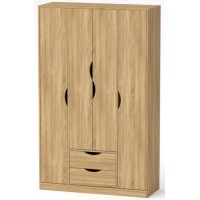 Шафа для речей Любов Компанит Дуб сонома (120х44, 8х195 см) Шафа для речей Любов Компанит Дуб сонома (120х44, 8х195 см)