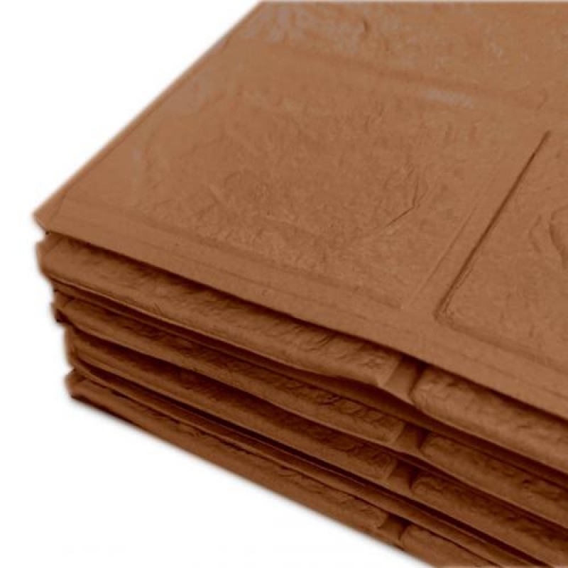 Самоклеюча декоративна 3D панель Під коричневу цеглу в рулоні 3080x700x3 мм 3D Loft